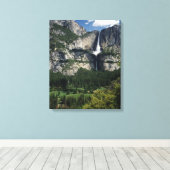 Yosemite Falls und Valley Leinwanddruck (Insitu (Holzboden))