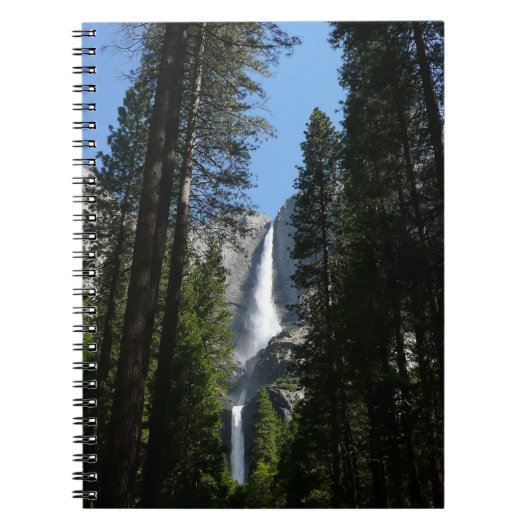 Yosemite Falls und Wälder Notizblock (Vorderseite)