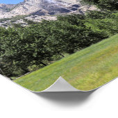 Yosemite Falls und Yosemite Valley Meadows Poster (Ecke)