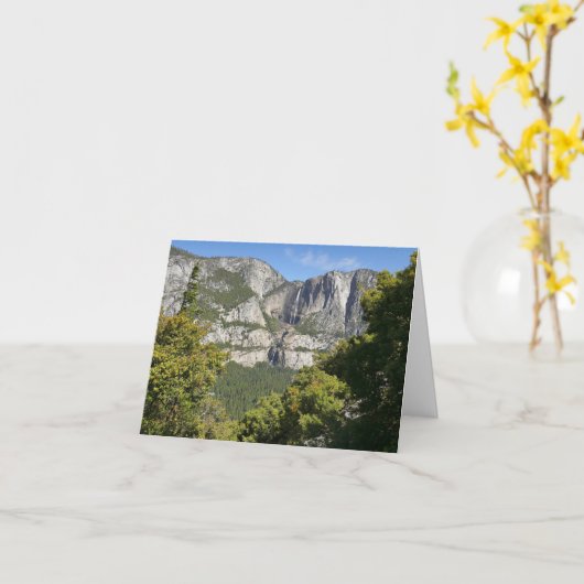 Yosemite Falls von Four Mile Trail Karte (Gelbe Blume)