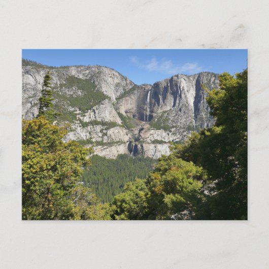 Yosemite Falls von Four Mile Trail Postkarte (Vorderseite)