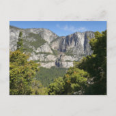 Yosemite Falls von Four Mile Trail Postkarte (Vorderseite)