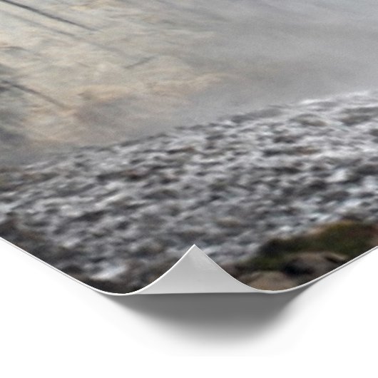 Yosemite Falls with Rainbow Poster (Ecke)