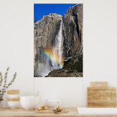 Yosemite Falls with Rainbow Poster (Küche)