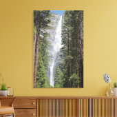 Yosemite Falls Wrapped Canvas Print Leinwanddruck (Insitu (Wohnzimmer))