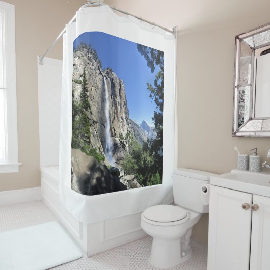 Yosemite Falls - Yosemite Duschvorhang (Beispiel)