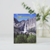 Yosemite Falls, Yosemite National Park, CA Postkarte (Stehend Vorderseite)