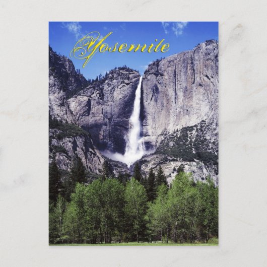 Yosemite Falls, Yosemite National Park, CA Postkarte (Vorderseite)