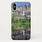 Yosemite- Fallsreflexion Case-Mate iPhone Hülle (Rückseite)