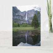 Yosemite- Fallsreflexion Karte (Vorderseite)