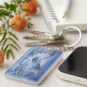 Yosemite- Fallssonnenaufgang Schlüsselanhänger (Vorderseite rechts)