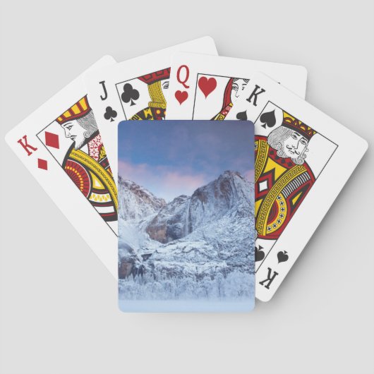 Yosemite- Fallssonnenaufgang Spielkarten (Rückseite)