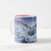 Yosemite- Fallssonnenaufgang Zweifarbige Tasse (Vorderseite Links)