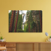 Yosemite fällt durch den Wald Leinwanddruck (Insitu (Wohnzimmer))