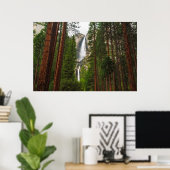 Yosemite fällt durch den Wald Poster (Heimbüro)