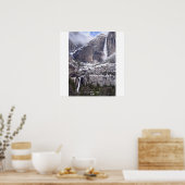 Yosemite fällt im Winter Poster (Küche)