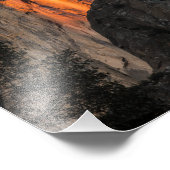Yosemite Firefall Fotodruck (Ecke)