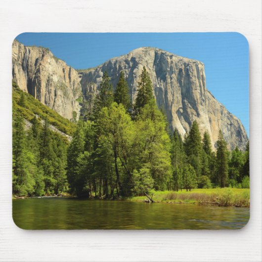 Yosemite from Valley Floor, Sierra-Nevada Mousepad (Vorne)