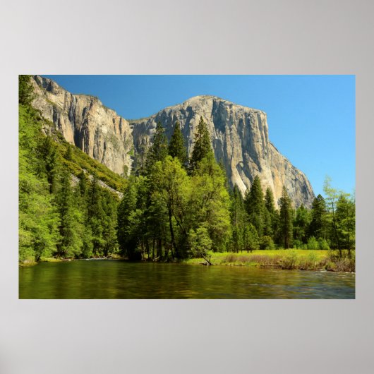 Yosemite from Valley Floor, Sierra-Nevada Poster (Vorne)