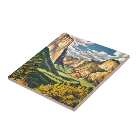 Yosemite-Geschenke Fliese (Seite)