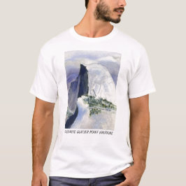 Yosemite-Gletscher-Punkt Halfdome T-Shirt