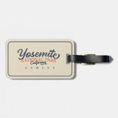 Yosemite Grizzly Bear California Nationalpark Gepäckanhänger (Rückseite horizontal)