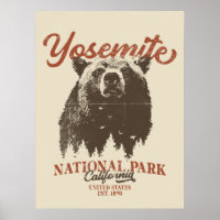 Yosemite Grizzly Bear California Nationalpark