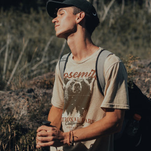 Yosemite Grizzly Bear California Nationalpark T-Shirt