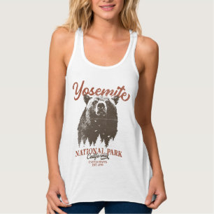 Yosemite Grizzly Bear California Nationalpark Tank Top