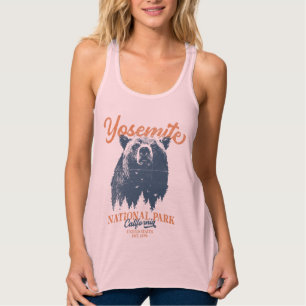 Yosemite Grizzly Bear California Nationalpark Tank Top