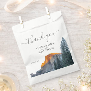 Yosemite Halb Dome Sunset Gastgeschenk Hochzeit Ba Geschenktütchen