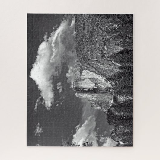 Yosemite - Halbkuppel - B-n-W - 16x20 - 520 Stk. Puzzle (Vertikal)