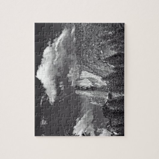 Yosemite - Halbkuppel - B-n-W - 8x10 - 110 Stk. Puzzle (Vertikal)