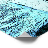 Yosemite Half Dome Cables Poster (Ecke)