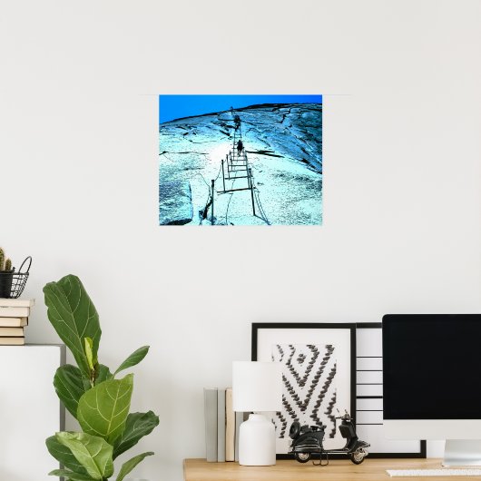 Yosemite Half Dome Cables Poster (Heimbüro)