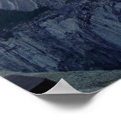 Yosemite Half Dome Panorama Poster (Ecke)