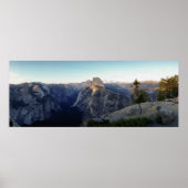 Yosemite Half Dome Panorama Poster (Vorne)