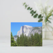 Yosemite Half Dome Postkarte (Stehend Vorderseite)