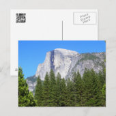 Yosemite Half Dome Postkarte (Vorne/Hinten)