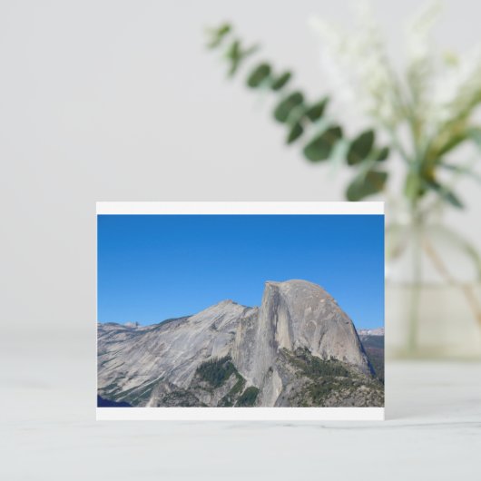 Yosemite Half Dome Postkarte (Stehend Vorderseite)
