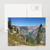 Yosemite Half Dome Postkarte (Vorne/Hinten)