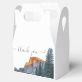 Yosemite Half Dome Sunset Danke für Ihre Hochzeit Geschenkschachtel (Geöffnet)