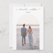 Yosemite Half Dome Sunset Wedding Einladung (Rückseite)