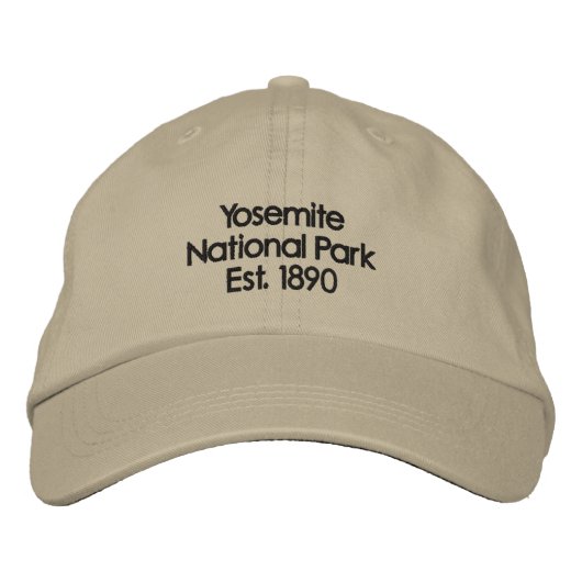 Yosemite Hat Bestickte Kappe (Vorderseite)
