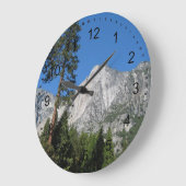 Yosemite in California Große Wanduhr (Winkel)