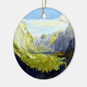 Yosemite, Inspirations-Punkt Keramik Ornament (Links)