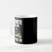 Yosemite Is Calling I Must Go Vacation National Pa Kaffeetasse (Vorderseite Links)