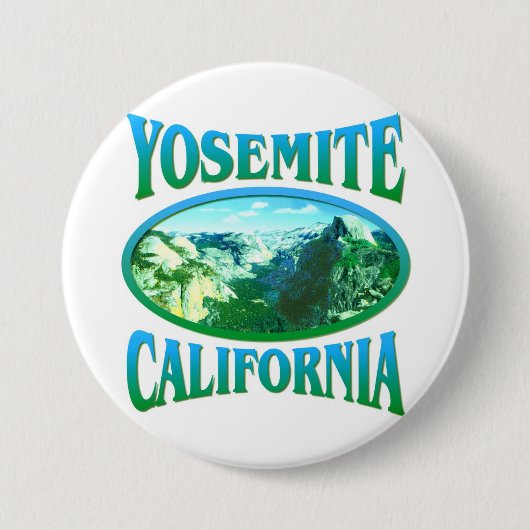 Yosemite Kalifornien Button (Vorderseite)