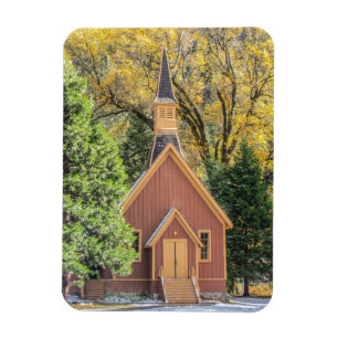 Yosemite Kapelle im Herbst Magnet