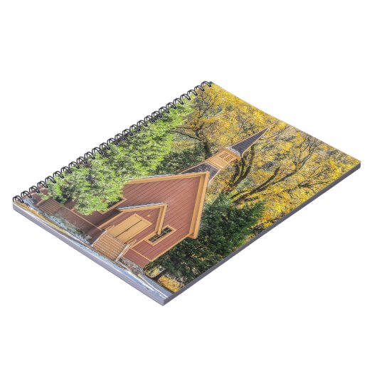 Yosemite Kapelle im Herbst Notizblock (Linke Seite)